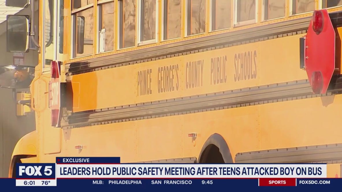 Prince George's County leaders hold public safety meeting after armed teens attack boy on bus